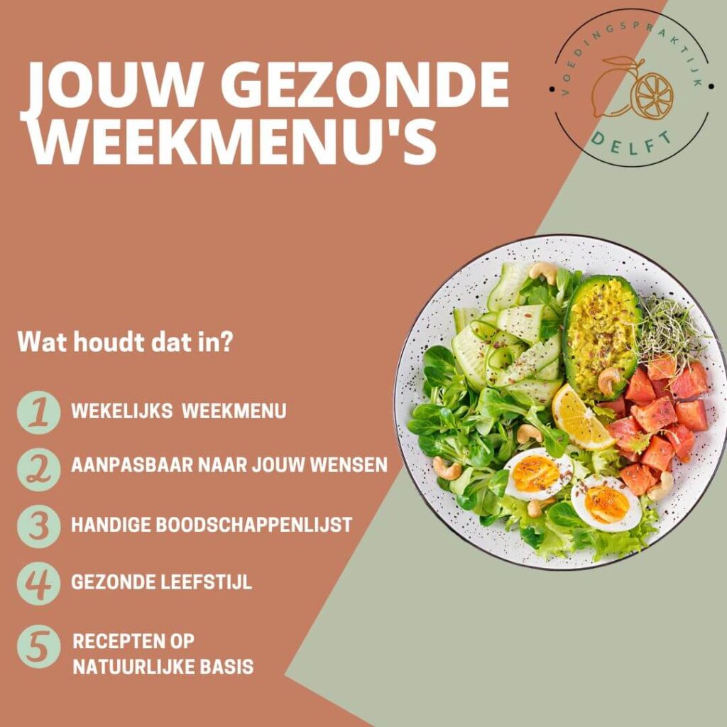gezonde weekmenu's